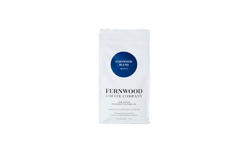 Organic Fernwood Blend Medium Roast WHOLE BEAN coffee- Code#: DR0516