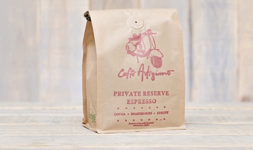 Café Artigiano -Private Reserve Espresso -Whole Bean- Code#: DR0631