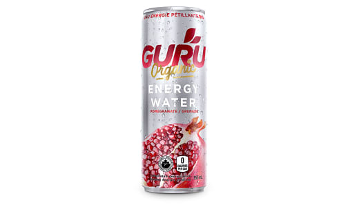 Organic Pomegranate Energy Water- Code#: DR1002