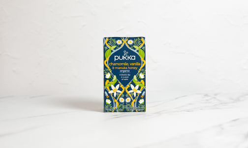 Organic Pukka Tea Chamomile, Vanilla, & Manuka Honey- Code#: DR1026