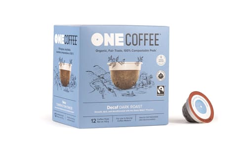 Organic Decaf Dark Roast Coffee Cups- Code#: DR1404