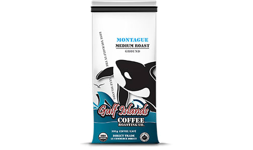 Organic Montague, Medium - Ground Coffee- Code#: DR2456