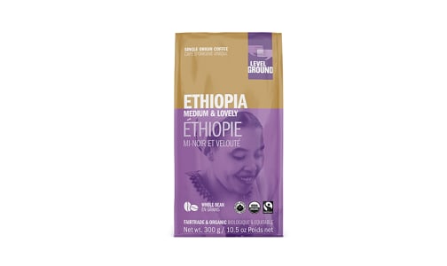 Organic Ethiopia, Medium & Lovely; Bean- Code#: DR2485