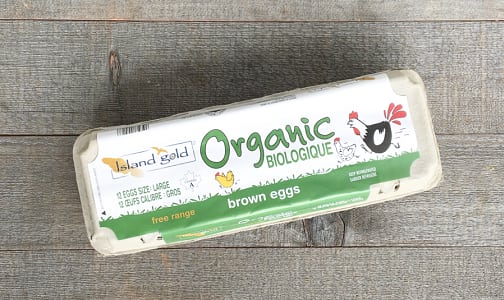 Organic Certified Free Range Brown Eggs- Code#: EG0130