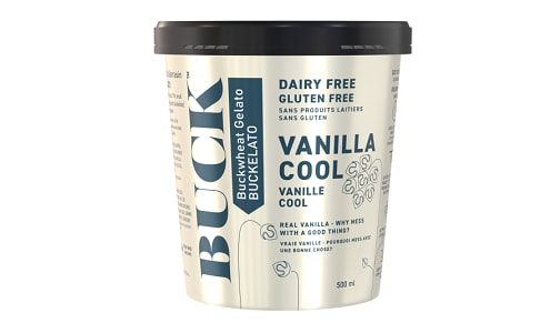 Buckwheat Gelato - Vanilla Cool (Frozen)- Code#: FD0149
