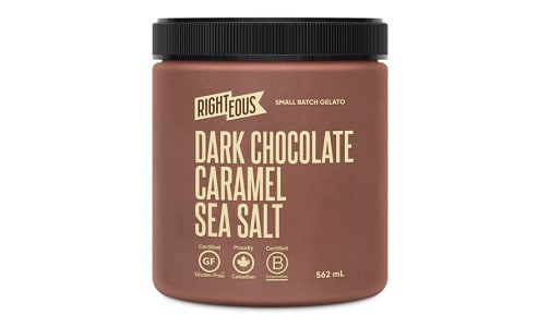 Dark Chocolate Caramel Sea Salt Gelato (Frozen)- Code#: FD3001