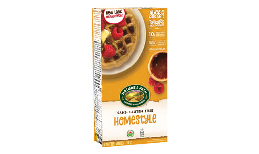 Organic Homestyle Waffles (Frozen)- Code#: FZ024