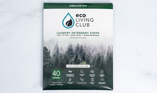 Unscented Laundry Detergent Strips- Code#: HH0404