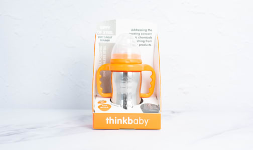 Stainless Steel Sippy Cup - Orange- Code#: HH0479