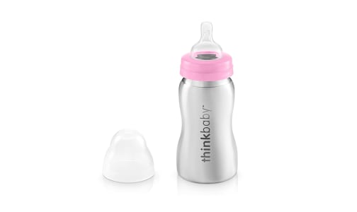 Stainless Steel Baby Bottle - Pink- Code#: HH0480