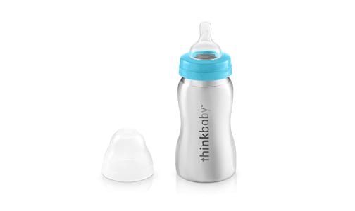 Stainless Steel Baby Bottle - Blue- Code#: HH0481
