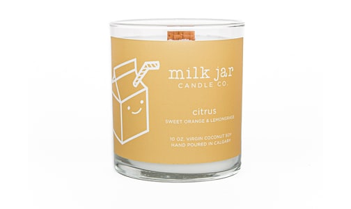 Citrus Essential Oil Candle - Sweet Orange and Lemongrass- Code#: HH0984
