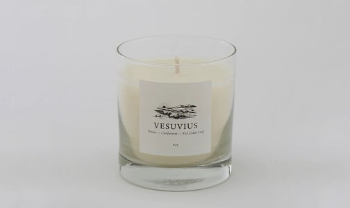 Vesuvius Glass Candle- Code#: HH1111