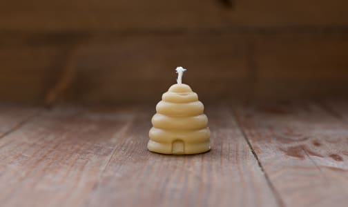 Beeswax Skep Candle - Small- Code#: HH752