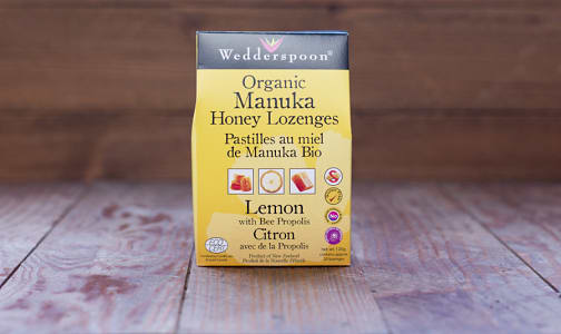 Organic Manuka Honey Drops - Lemon- Code#: HL041