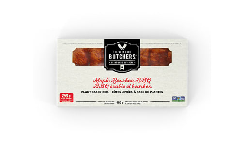 Maple Bourbon BBQ Plant-Based Ribs (Frozen)- Code#: MP1479