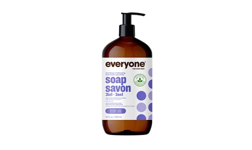 3-in-1 Soap - Lavender + Aloe- Code#: PC0223