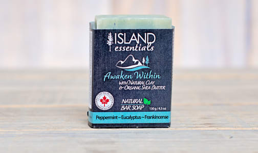 Awaken Within (Peppermint Eucalyptus Frankincense) Bar Soap- Code#: PC0504