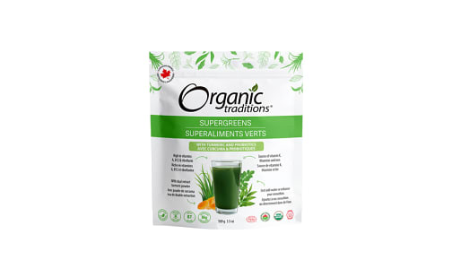 Organic Probiotic Super Greens with Turmeric- Code#: PC2942