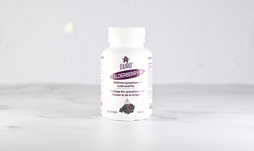Organic Elderberry Supplements Capsules- Code#: PC410255