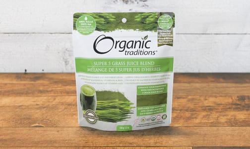 Organic Super 5 Grass Juice Powder- Code#: PC410901