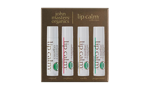 Organic Lip Calm Collection - 1 Each Of 4 Flavours- Code#: PC4278