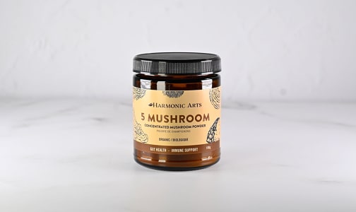 Organic 5 Mushroom Concentrated Mushroom Powder- Code#: PC4837