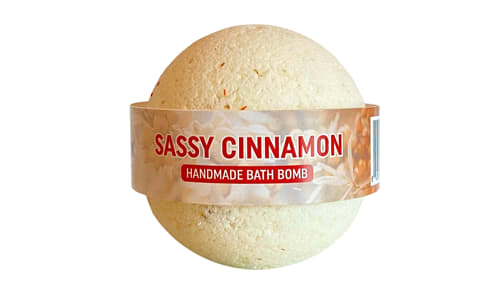 Sassy Cinnamon Bath Bomb With Sea Buckthorn Seed Oil- Code#: PC5238