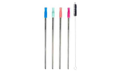 Stainless Steel Straws - 4 Pack- Code#: PC5635