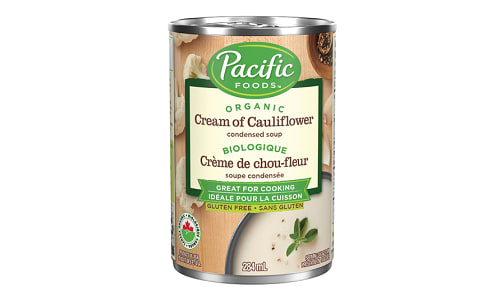 Organic Cream of Cauliflower Condensed Soup- Code#: PM1364