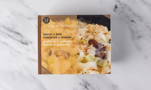 Bacon & Leek Macaroni & Cheese with Aged White Cheddar & Gruyere (Frozen)- Code#: PM1506