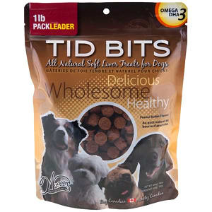 Waggers TidBits Dog Treats - Peanut Butter- Code#: PT022