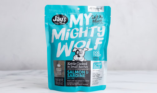 My Mighty Wolf - Salmon & Sardine Dog Treats -454g- Code#: PT028