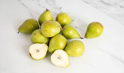 Organic Pears, Bagged Danjou - BC/WASH- Code#: PR133414NPO