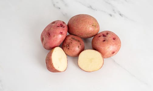 Organic Potatoes, Red - Local- Code#: PR100233LPO