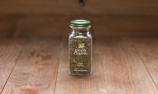 Organic Basil Leaf in Glass Bottle- Code#: SA0130