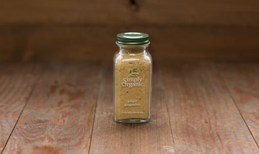 Organic Ginger Root, Ground, in Glass Bottle- Code#: SA0138