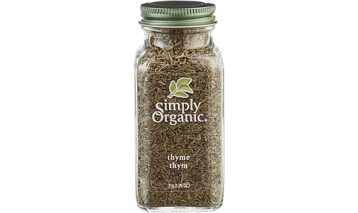 Organic Thyme Leaf in Glass Bottle- Code#: SA0147