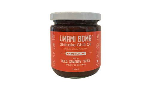 Umami Bomb Shiitake Chili Oil - Medium- Code#: SA1298