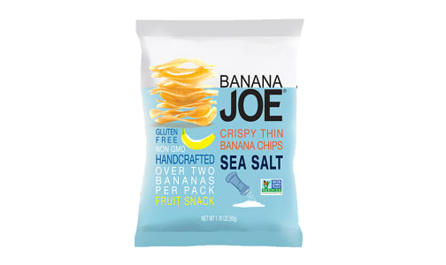 Sea Salt, Crispy thin Layer Banana Chips- Code#: SN0284