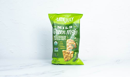 Organic Multigrain Tortilla Chips, Green Mojo- Code#: SN0436