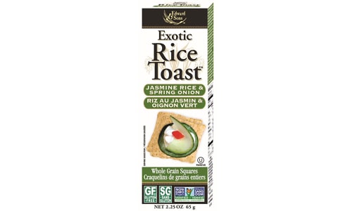Exotic Rice Toast - Jasmine Rice & Spring Onion- Code#: SN1220
