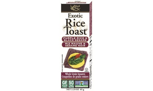 Exotic Rice Toast - Purple Rice & Black Sesame- Code#: SN1221
