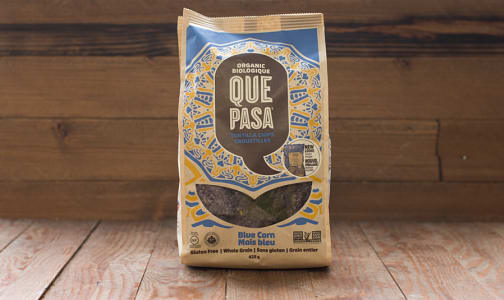 Organic Blue Corn Tortilla Chips, Salted- Code#: SN124