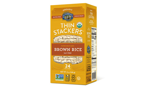 Thin Stackers - Brown Rice Salt Free- Code#: SN1658