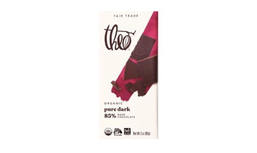 Organic Chocolate Bar - 85% Dark- Code#: SN1696