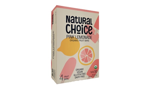 Organic Pink Lemonade Fruit Bars (Frozen)- Code#: SN1896