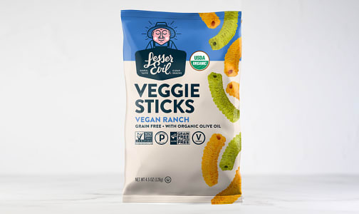 Organic Veggie Sticks - Vegan Ranch- Code#: SN1913
