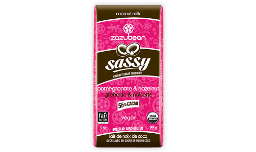 Organic Sassy Chocolate Bar- Code#: SN2238