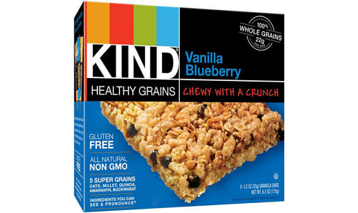 Healthy Grains Vanilla Blueberry Bar- Code#: SN2265